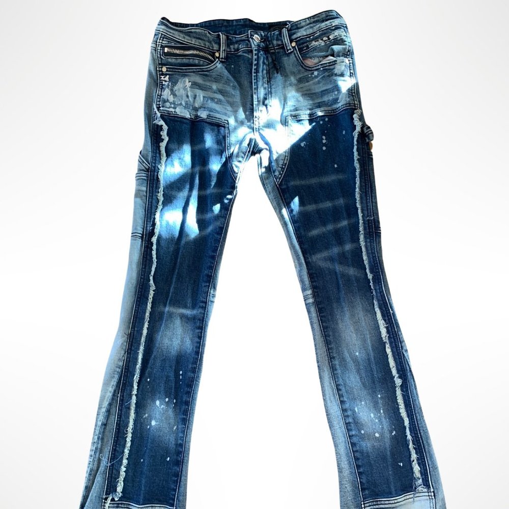 Rockstar Original Blue Stacked Jeans Size 32